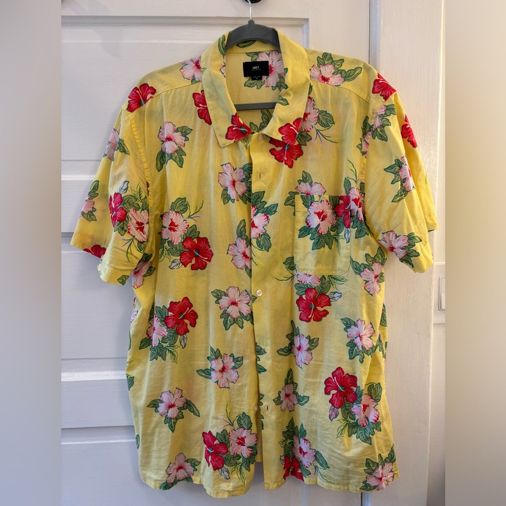 Obey XL Hawaiian shirt.